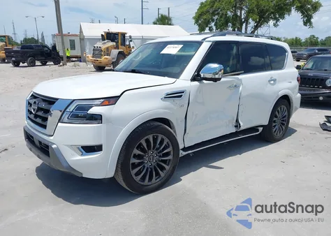2022 Nissan Armada Platinum 2Wd from USA, damaged, VIN JN8AY2DAXN9390818
